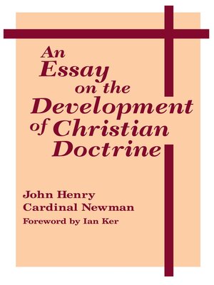 cover image of An Essay on the Development of Christian Doctrine